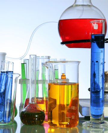 Chemistry laboratory glassware